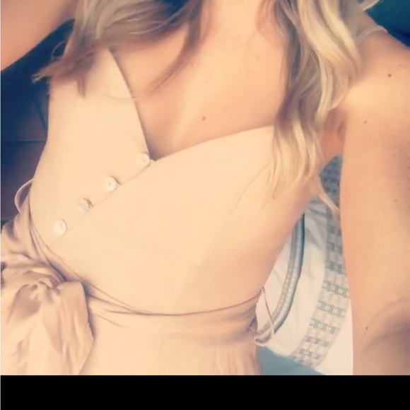 Here Comes The Sun Xenia Boutique Pink Spaghetti Strap Dress Size Small - Picture 5 of 5